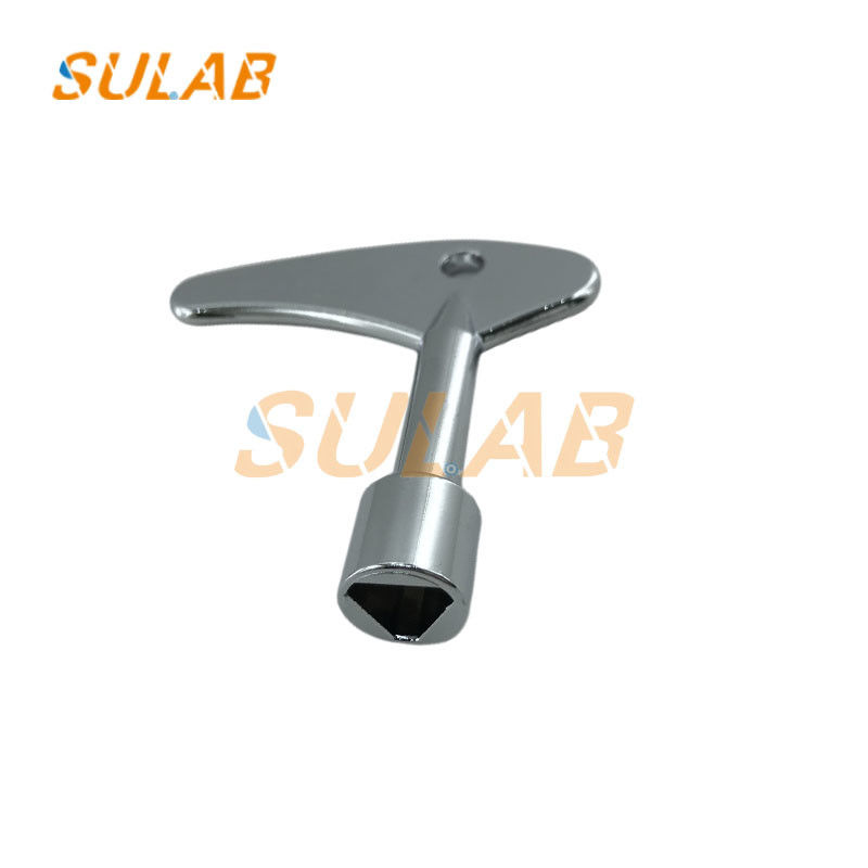 Elevator Lift Spare Parts Stainless Steel Triangle Door Lock Key Contact