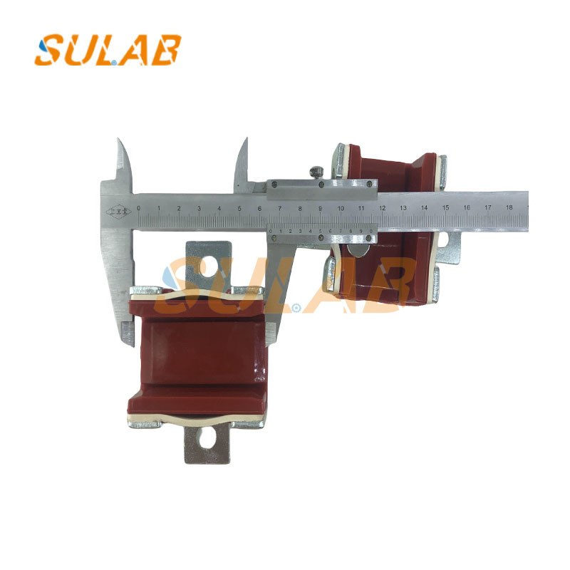 3300 3600 Elevator Lift Spare Parts 300P Sliding Counterweight Guide Shoe 65*30mm 65*10mm