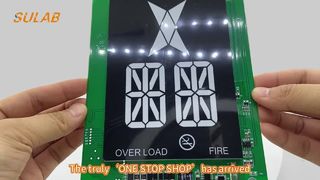 4,3 inç LCD Ekranlı CAN İletişim Arayüzü ve Ses Kontrolüne Sahip Monarch Asansör Komuta Kartı