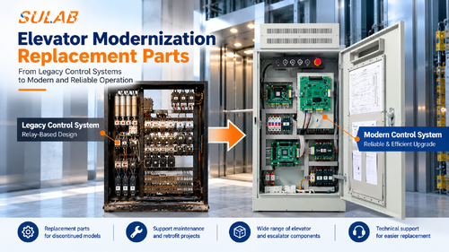 Son şirket haberleri hakkında Elevator Modernization & Replacement Parts | SULAB