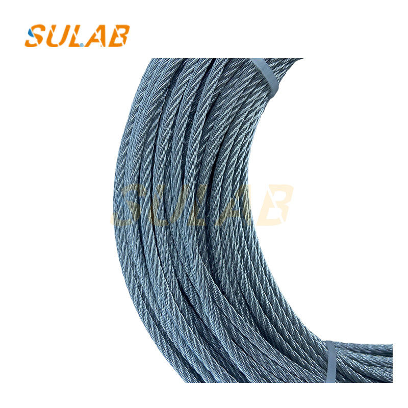 Elevator Lift Spare Part Accessories Original 2mm 3mm 6mm 8mm 10mm 12mm 20mm 22mm Elevator Traction Special Steel Wire Rope