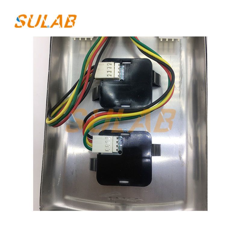 304 Stainless Steel LCD Display Panel with Bottomless Installation and CAN Bus/RS485 Communication for Elevator Landing Control