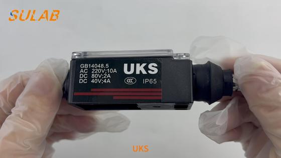 UKS Serisi Asansör Kapısı Sınırı Değiştiricisi IP67 Su geçirmez Koruma ile ISO9001 Sertifikalı AC 220V / DC 110V Rated