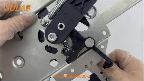 Fomat CDL-P0ABCD000-3 Asansör Kapısı Bıçak 304 Paslanmaz Çelik CNC-Top ±0.02 mm ve 12° Taper Blade Landing Door Lock Mechanism