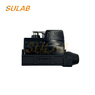 Asansör parçaları için SPDT temas ve fenolik plastik kabuklu termal koruma fren anahtarı