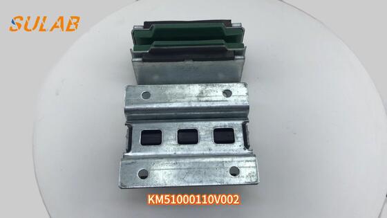 Kone Asansör Kaydırma Rehberi Ayakkabısı, 9 mm/10 mm/16 mm raylar için düşük sürtünme polimer kaplama ve çinkolama çelik çerçeve ile