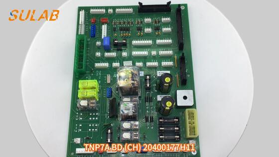 Hyundai Asansör PCB TNP7A BD (CH) 20400177H11 – Altın kaplamalı kontaklara ve alev geciktirici FR-4 alt tabakaya sahip, 12 VDC ±%5 giriş voltajı için Kontrol-Kabini Röle Kartı