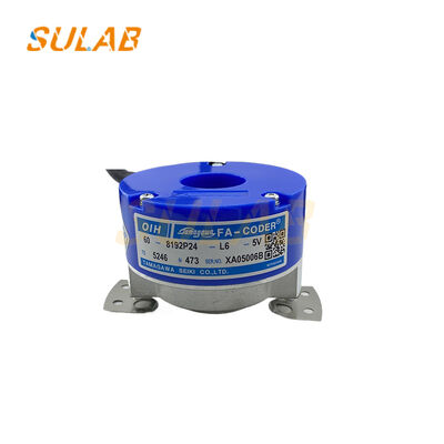 Tamagawa Encoder TS5246N473 8192P/R Yüksek Çözünürlüklü Hat Sürücüsü Çıktısı ve Asansörler için φ60mm Flange Tasarımı ile