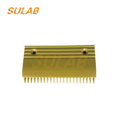 Yumuşak geçiş ve EN 115-1 uyumluluğu için yüksek dayanıklı mühendislik plastiği ile 22 dişli yürüyen merdiven tarak plağı