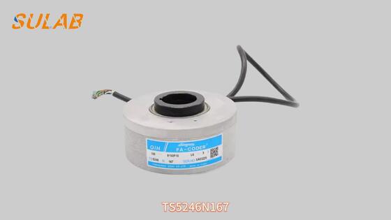 Tamagawa TS5246N167 Asansör PMSM çekiş motoru için 8192 Dönümde Darbeler ve DC 5V Güç Tedarikçisi ile Çürük Çaplı Döner Kodlayıcı